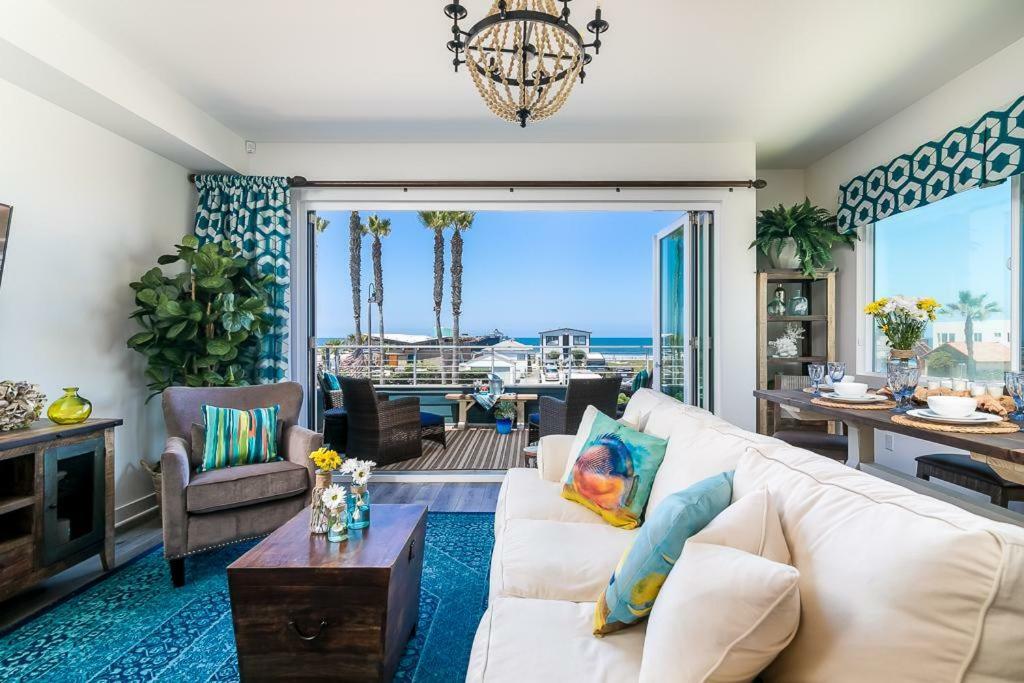 Ocean View 3 Bedrooms Condo, Just Steps From The Park, Pier & Water! Imperial Beach Exteriör bild